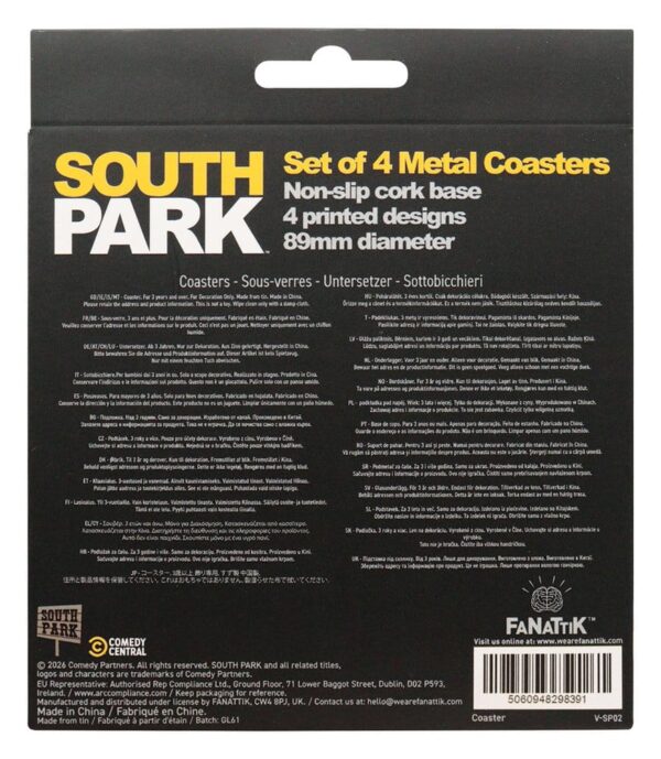 South Park Coaster 4-Pack