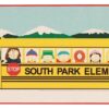 South Park Desk Pad & Coaster Set Elementary School Bus