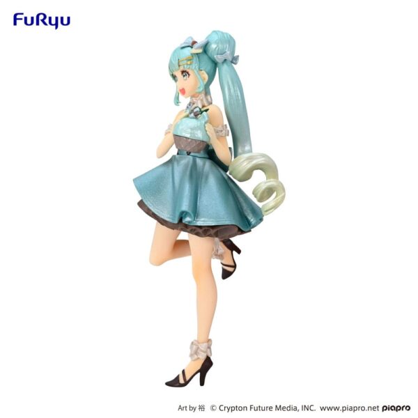 Hatsune Miku PVC Szobor Hatsune Miku Chocolate Mint Pearl Color 17 cm
