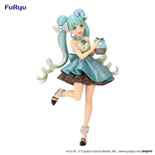 Hatsune Miku PVC Szobor Hatsune Miku Chocolate Mint Pearl Color 17 cm