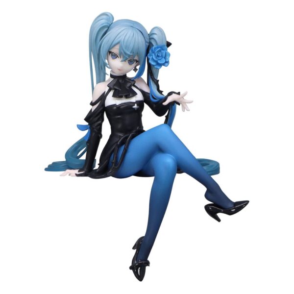 Hatsune Miku Noodle Stopper PVC Szobor Blue Rose Ver. 14 cm
