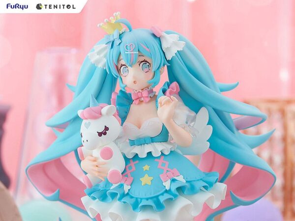 Hatsune Miku Tenitol PVC Szobor Yumekawa Princess 21 cm