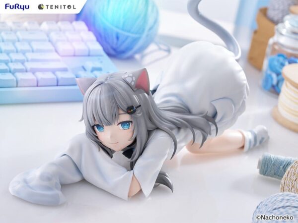 Virtual Youtuber Tenitol Big Noodle Stopper PVC Figura Nachoneko 18 cm