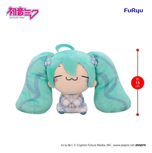 Hatsune Miku Mochipico Plüss Figura Nemophila B 15 cm