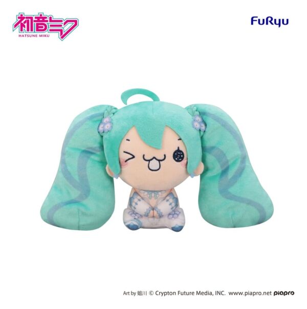 Hatsune Miku Mochipico Plüss Figura Nemophila C 15 cm