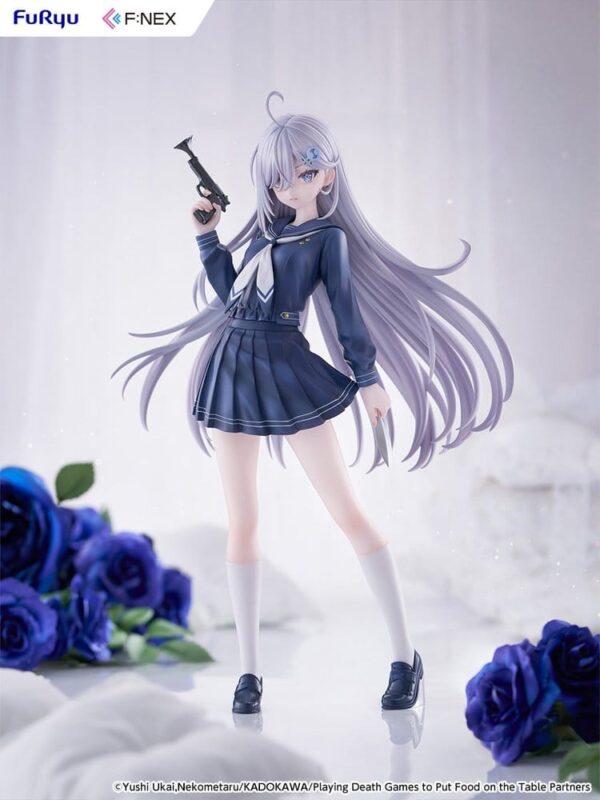 Playing Death Games to Put Food on the Table PVC Figura 1/7 Yuki School Uniform Ver. 24 cm