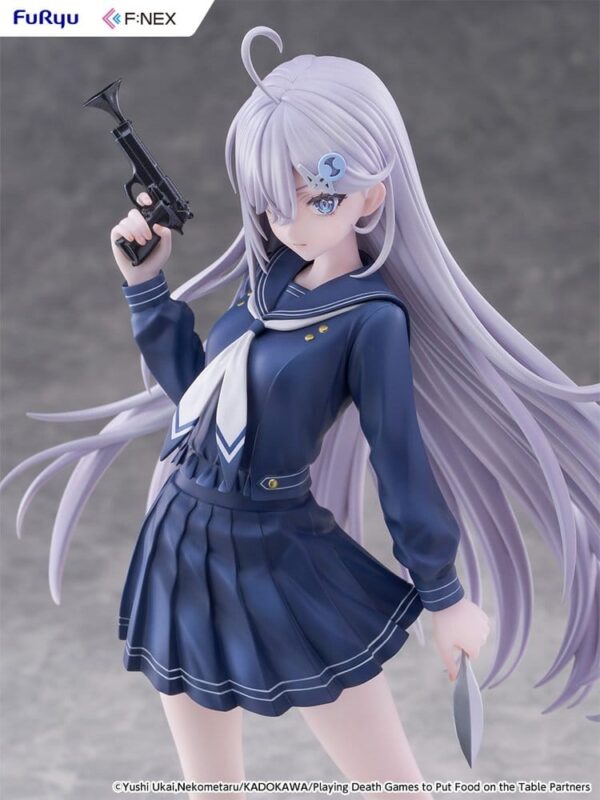 Playing Death Games to Put Food on the Table PVC Figura 1/7 Yuki School Uniform Ver. 24 cm