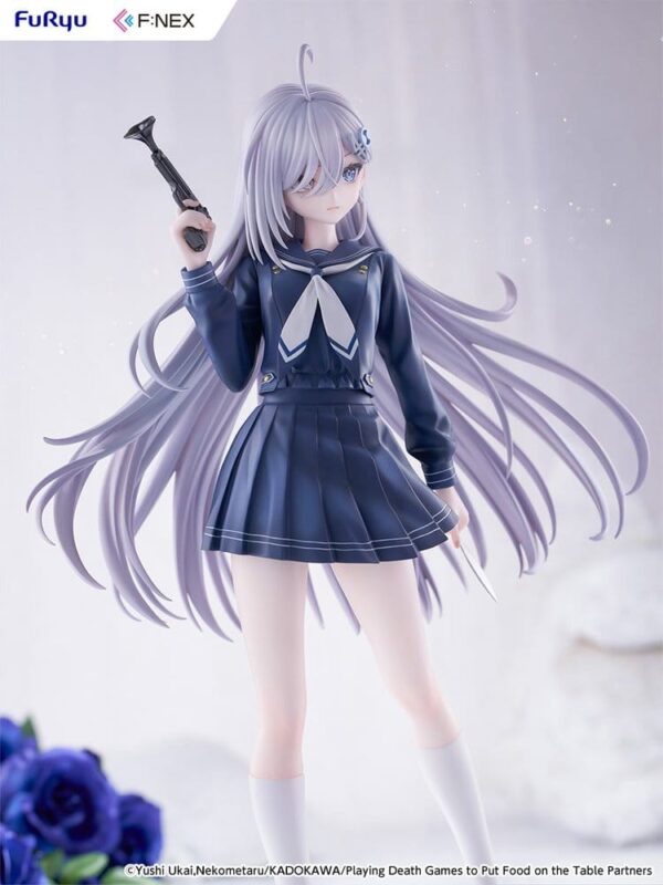 Playing Death Games to Put Food on the Table PVC Figura 1/7 Yuki School Uniform Ver. 24 cm