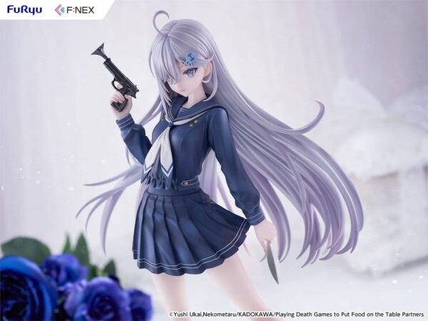 Playing Death Games to Put Food on the Table PVC Figura 1/7 Yuki School Uniform Ver. 24 cm