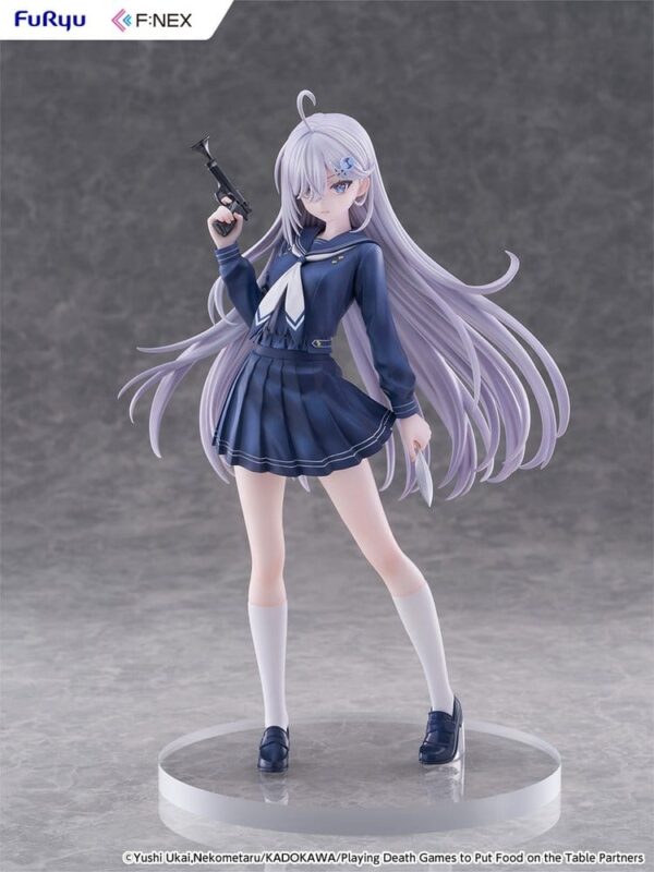 Playing Death Games to Put Food on the Table PVC Figura 1/7 Yuki School Uniform Ver. 24 cm