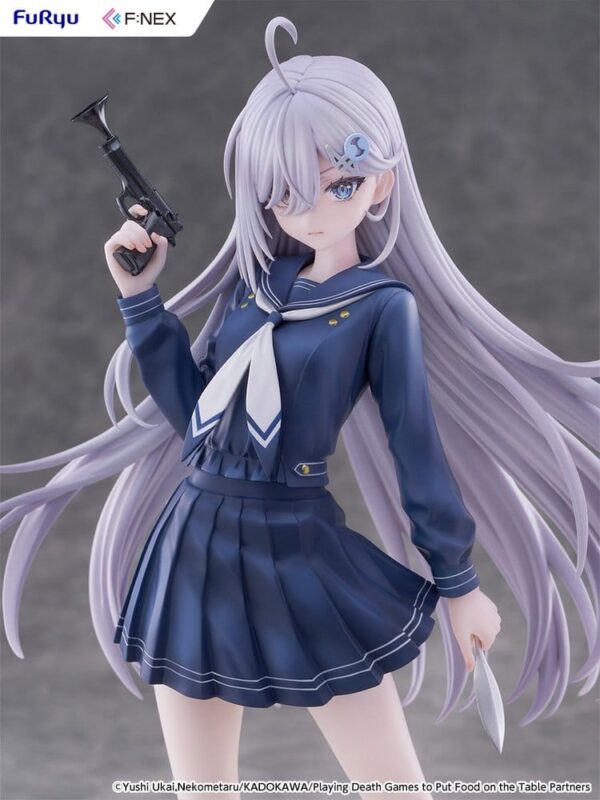 Playing Death Games to Put Food on the Table PVC Figura 1/7 Yuki School Uniform Ver. 24 cm