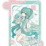 Character Vocal Series 01: Hatsune Miku Miku Hug Series Photo Frame Set: Flower Ver. 15 cm