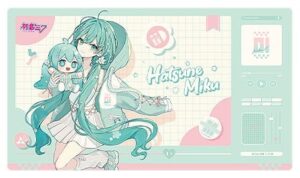 Character Vocal Series 01: Hatsune Miku Miku Hug Series Desk Mat: Flower Ver. 70 x 40 cm