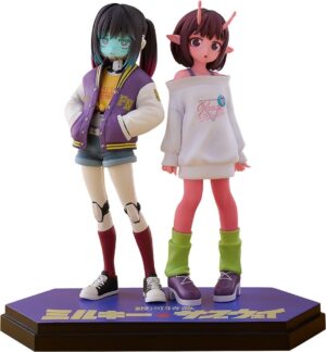 Milky Subway The Galactic Limited Express Pop Up Parade PVC Figur Chiharu & Makina 15 cm