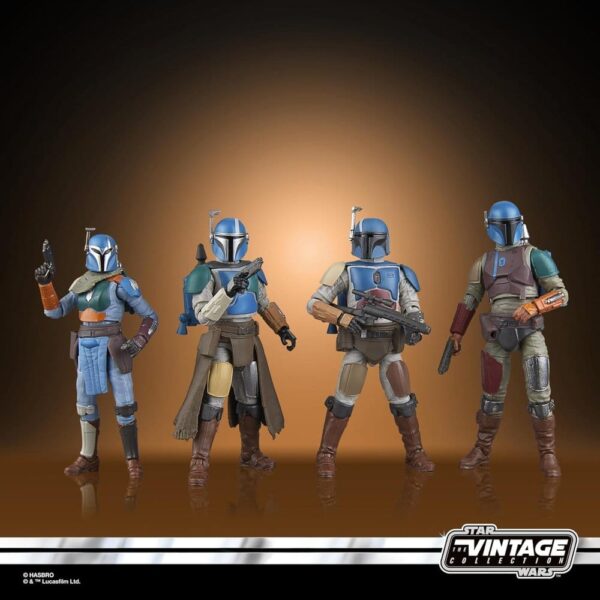 Star Wars The Mandalorian Vintage Collection Akció Figura 4-Pack Mandalorian Shriek-Hawk 10 cm