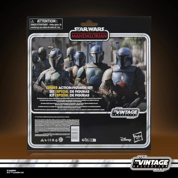 Star Wars The Mandalorian Vintage Collection Akció Figura 4-Pack Mandalorian Shriek-Hawk 10 cm