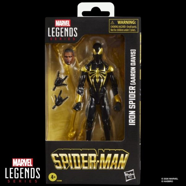Spider-Man Marvel Legends Akció Figura Iron Spider (Aaron Davis) 15 cm