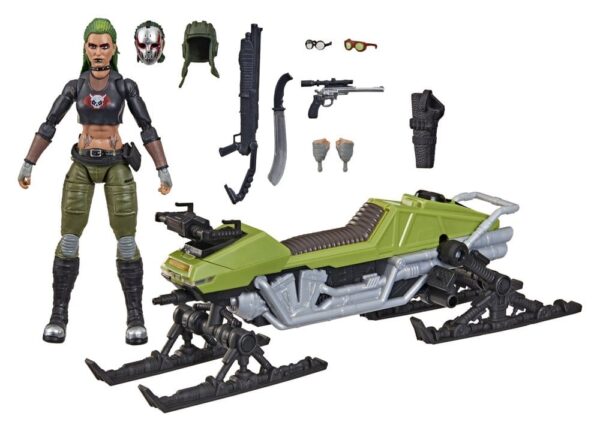 G.I. Joe Classified Series Akció Figura and Jármű Set #194 Zanya and Dreadnok Chameleon (Swamp Skier) 15 cm