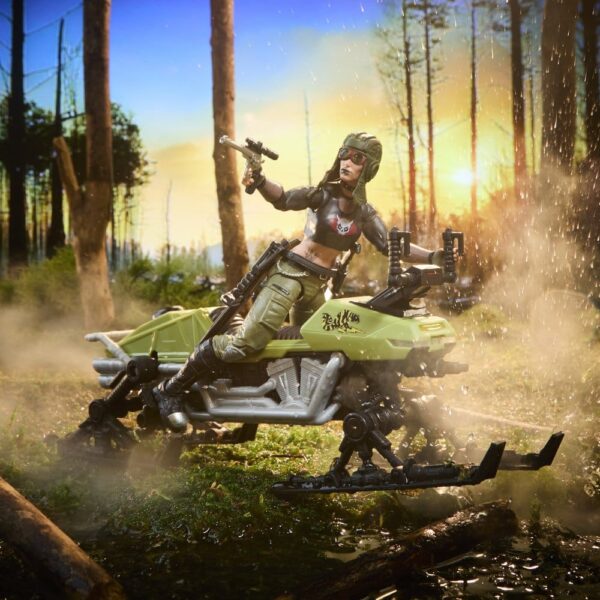 G.I. Joe Classified Series Akció Figura and Jármű Set #194 Zanya and Dreadnok Chameleon (Swamp Skier) 15 cm