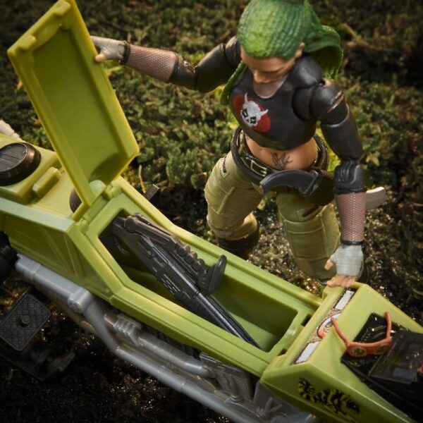 G.I. Joe Classified Series Akció Figura and Jármű Set #194 Zanya and Dreadnok Chameleon (Swamp Skier) 15 cm