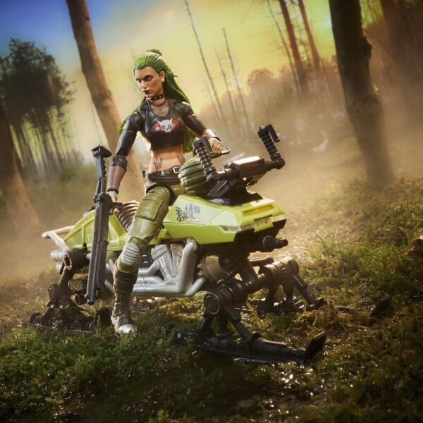 G.I. Joe Classified Series Akció Figura and Jármű Set #194 Zanya and Dreadnok Chameleon (Swamp Skier) 15 cm