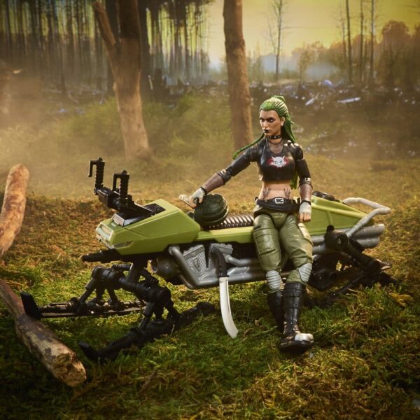 G.I. Joe Classified Series Akció Figura and Jármű Set #194 Zanya and Dreadnok Chameleon (Swamp Skier) 15 cm