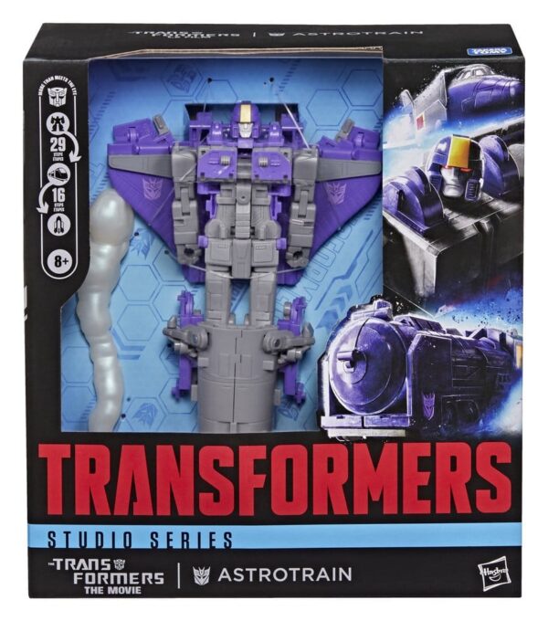 The Transformers: The Movie Studio Series Leader Class Akció Figura Astrotrain 17 cm