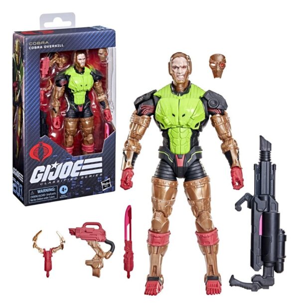 G.I. Joe Classified Series Akció Figura #201 Cobra Overkill 15 cm
