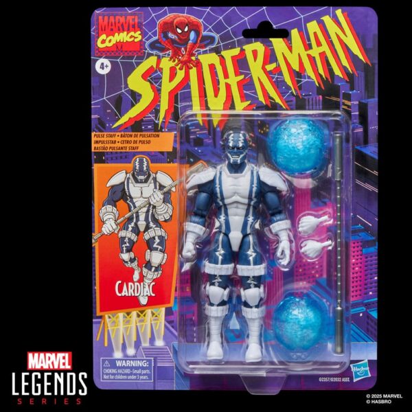 Spider-Man Marvel Legends Retro Akció Figura Cardiac 15 cm