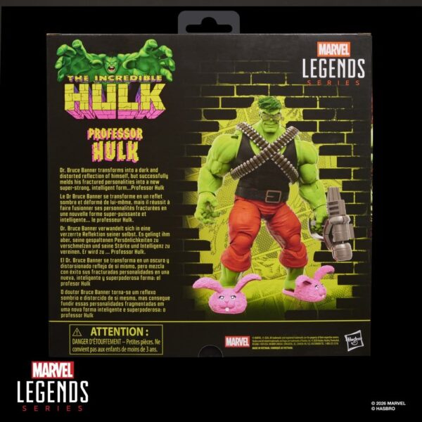 The Incredible Hulk Marvel Legends Akció Figura Professor Hulk 15 cm