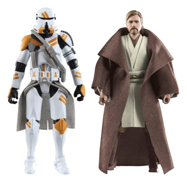 Star Wars Episode III Vintage Collection Akció Figura 2-Pack Obi-Wan Kenobi & Airborne Clone Trooper 10 cm