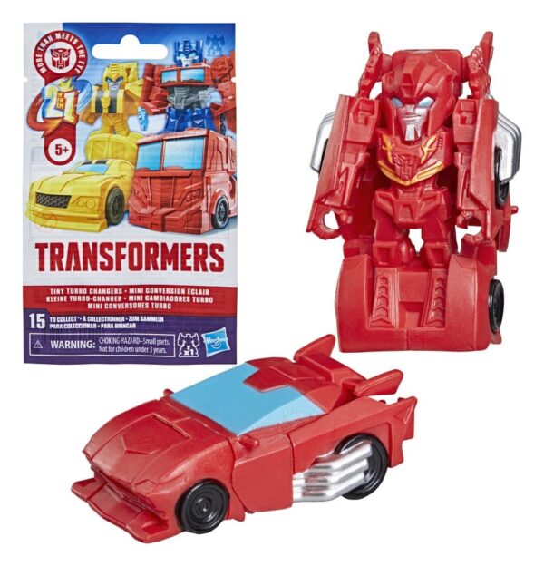 Transformers Mini Akció Figuras 4 cm Tiny Turbo Changers Blind Box Display (24)