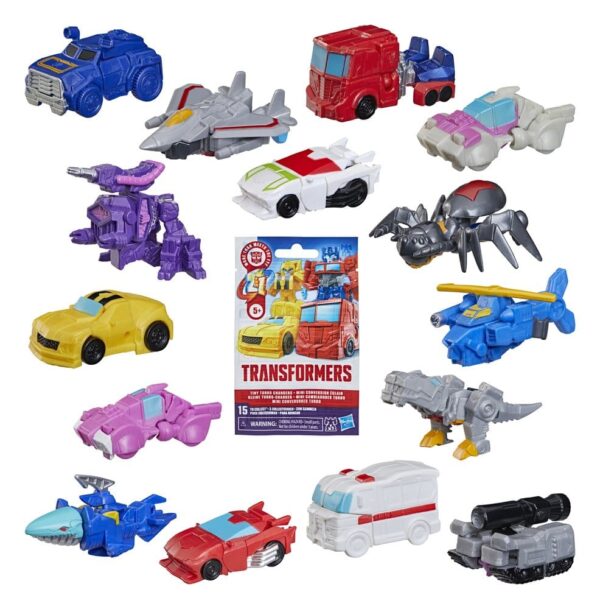 Transformers Mini Akció Figuras 4 cm Tiny Turbo Changers Blind Box Display (24)