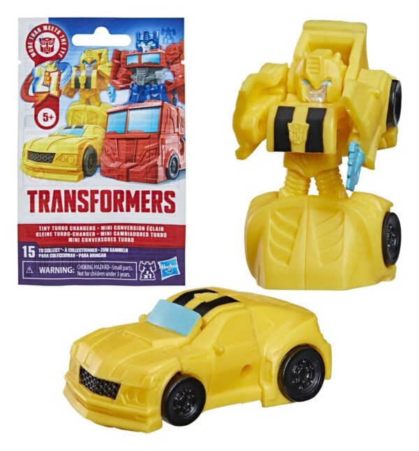Transformers Mini Akció Figuras 4 cm Tiny Turbo Changers Blind Box Display (24)