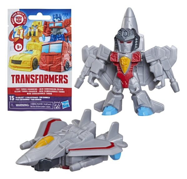 Transformers Mini Akció Figuras 4 cm Tiny Turbo Changers Blind Box Display (24)