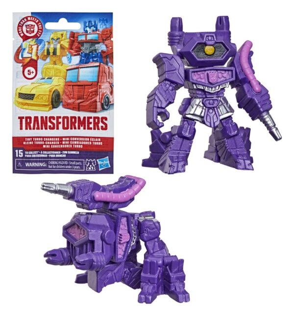 Transformers Mini Akció Figuras 4 cm Tiny Turbo Changers Blind Box Display (24)