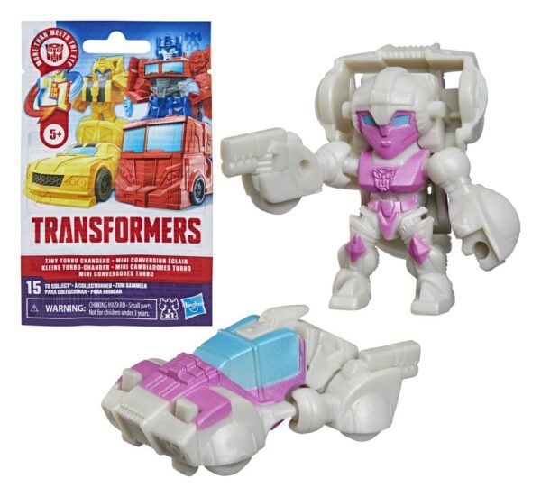 Transformers Mini Akció Figuras 4 cm Tiny Turbo Changers Blind Box Display (24)