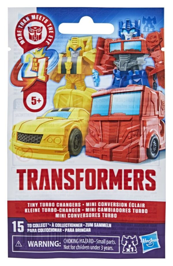 Transformers Mini Akció Figuras 4 cm Tiny Turbo Changers Blind Box Display (24)