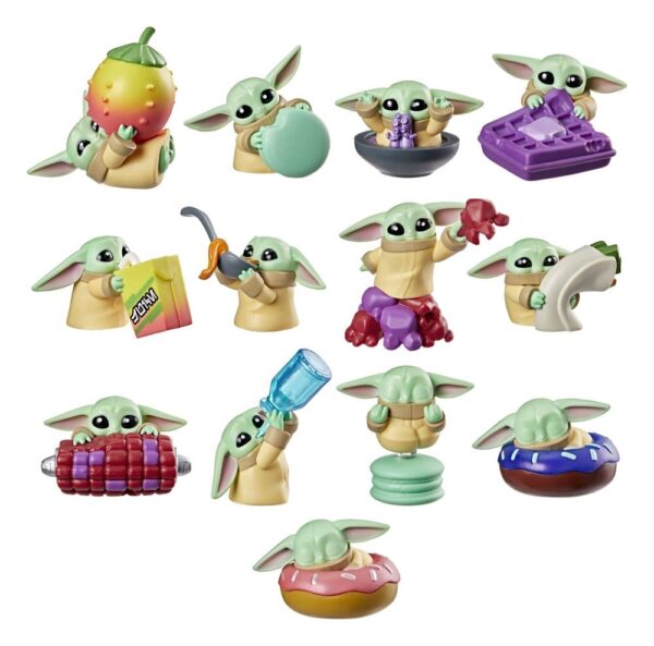 Star Wars Mini Figuras 4 cm Grogu Snack Attack Series 1 Blind Box Display (24)