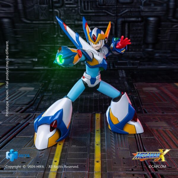 Mega Man X Exquisite Basic Series  Akciófigur X Falcon Armor Version 15 cm
