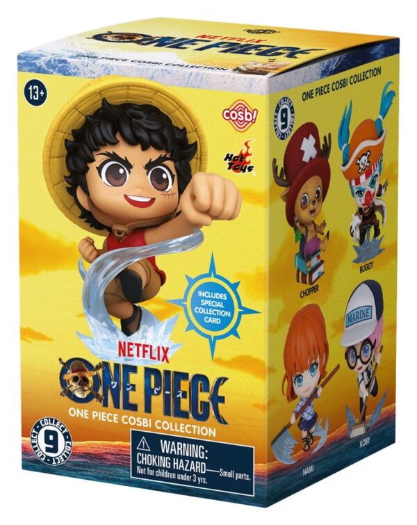 One Piece Cosbi Mini Figuras 8 cm Blind Box Display (8)