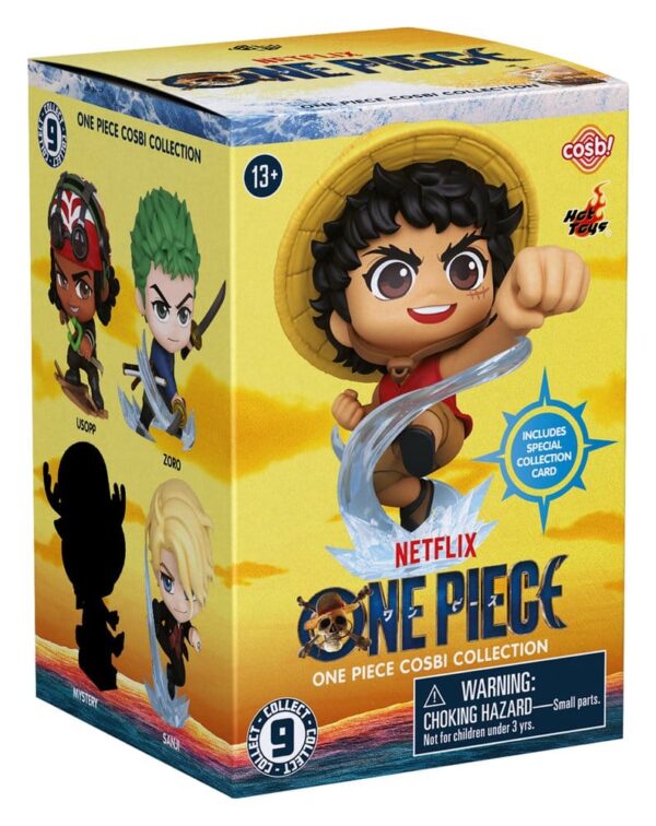 One Piece Cosbi Mini Figuras 8 cm Blind Box Display (8)