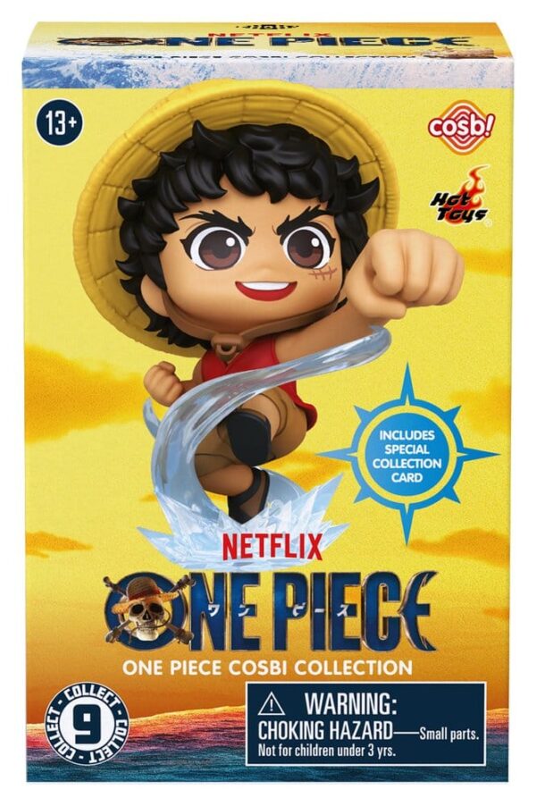 One Piece Cosbi Mini Figuras 8 cm Blind Box Display (8)