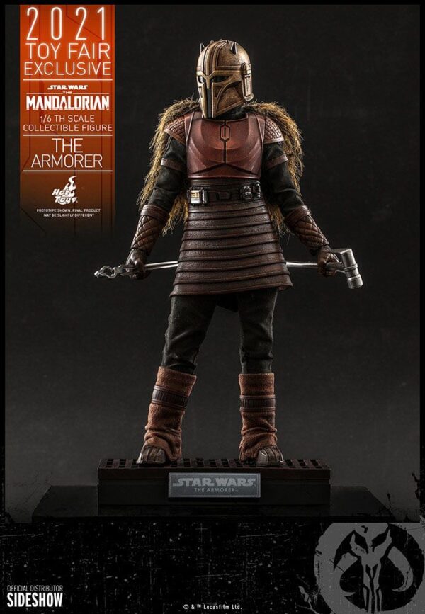 Star Wars The Mandalorian Akció Figura 1/6 The Armorer 2021 Toy Fair Exclusive 29 cm