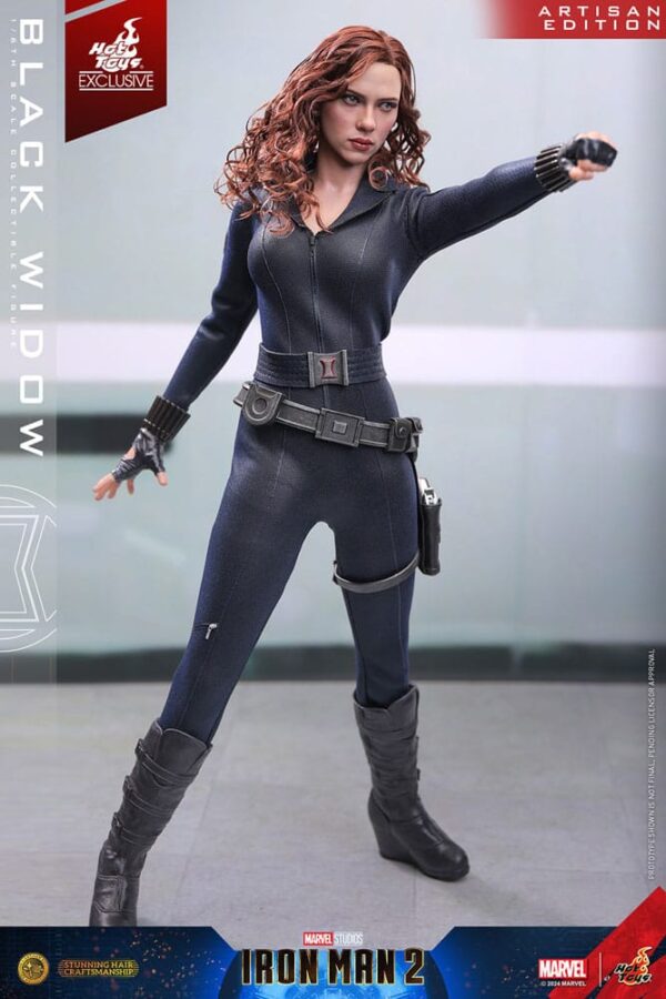 Iron Man 2 Akció Figura 1/6 Black Widow Artisan Edition Hot Toys Exclusive 28 cm Iron Man 2 Akció Figura 1/6 Black Widow Artisan Edition Hot Toys Exclusive 28 cm