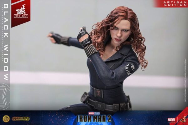 Iron Man 2 Akció Figura 1/6 Black Widow Artisan Edition Hot Toys Exclusive 28 cm Iron Man 2 Akció Figura 1/6 Black Widow Artisan Edition Hot Toys Exclusive 28 cm
