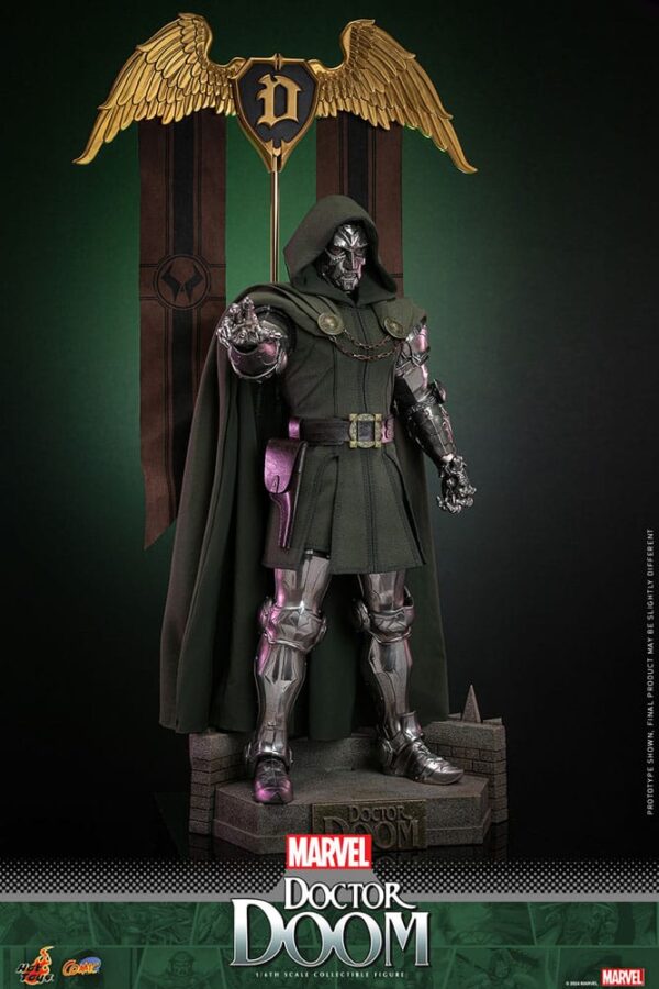 Marvel Comic Masterpiece Akció Figura 1/6 Doctor Doom 33 cm