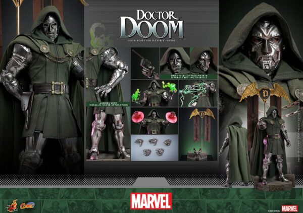 Marvel Comic Masterpiece Akció Figura 1/6 Doctor Doom 33 cm