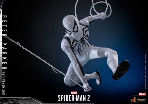 Spider-Man 2 Video Game Masterpiece Akció Figura 1/6 Peter Parker (Anti-Venom Suit) 30 cm