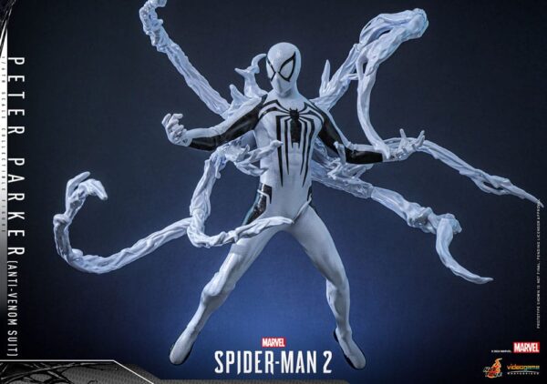Spider-Man 2 Video Game Masterpiece Akció Figura 1/6 Peter Parker (Anti-Venom Suit) 30 cm